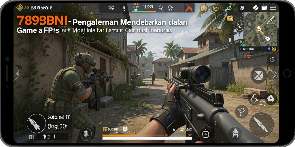 Tampilan gameplay mendebarkan dari 789BNI dalam aksi FPS.