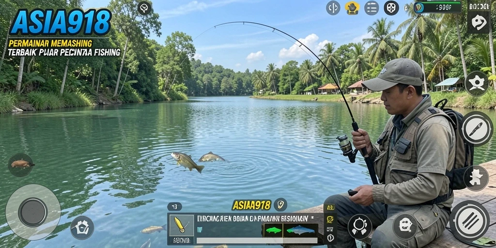 Tampilan gameplay memancing ASIA918 yang mendebarkan dan interaktif.