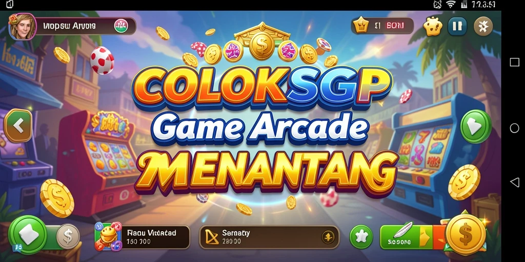 Tangkapan layar COLOKSGP menampilkan aksi seru dalam gameplay Arcade.