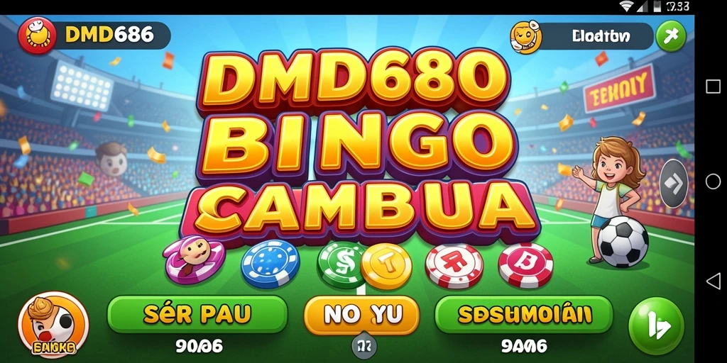Tampilan gameplay DMD686 yang seru dan penuh warna.