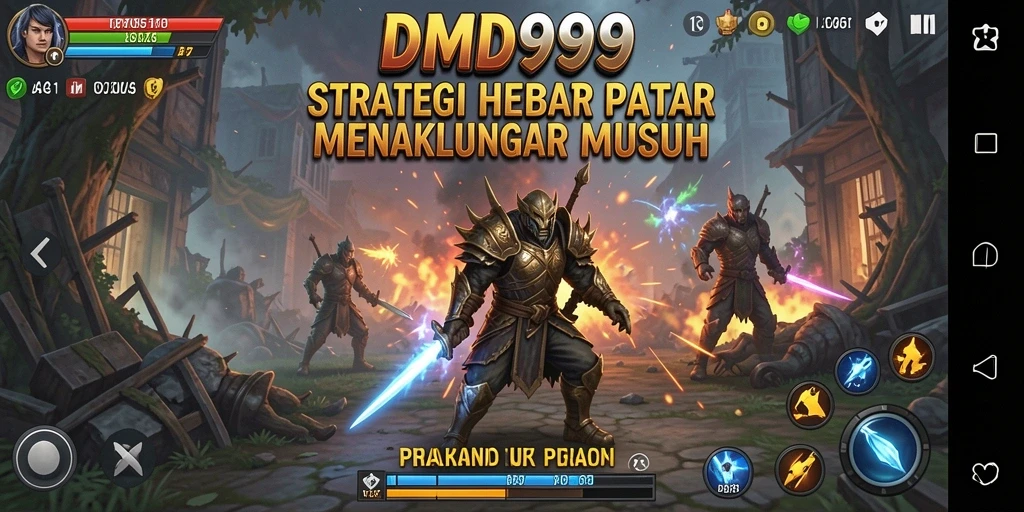 Screenshot gameplay DMD999 menampilkan aksi strategi yang mendebarkan.