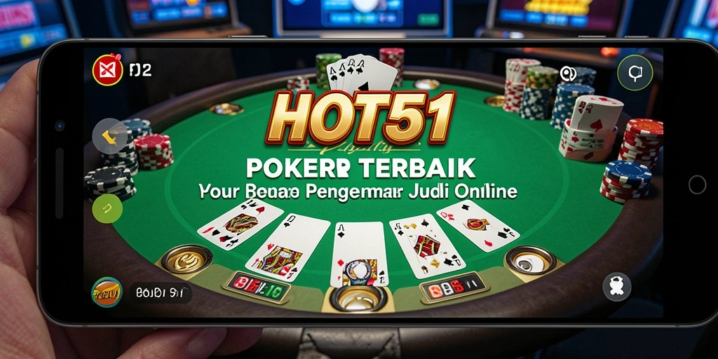 Gameplay HOT51 yang seru dengan suasana poker yang mendebarkan.