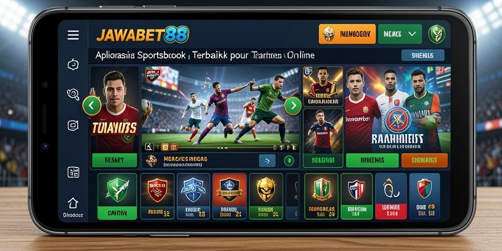Tampilan menarik dari gameplay taruhan olahraga di JAWABET88.