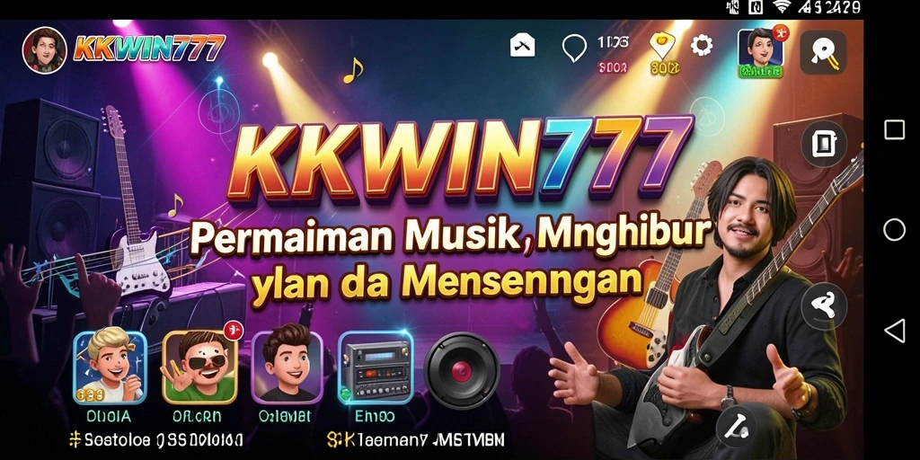 Screenshot KKWIN777 menampilkan gameplay menyenangkan dengan musik yang menarik.