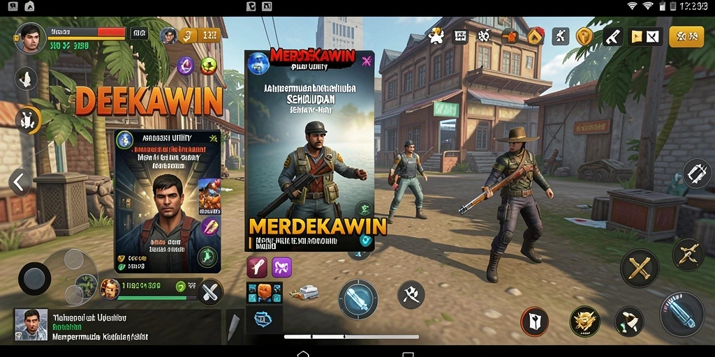 Tampilan aplikasi MERDEKAWIN yang memudahkan pengguna.