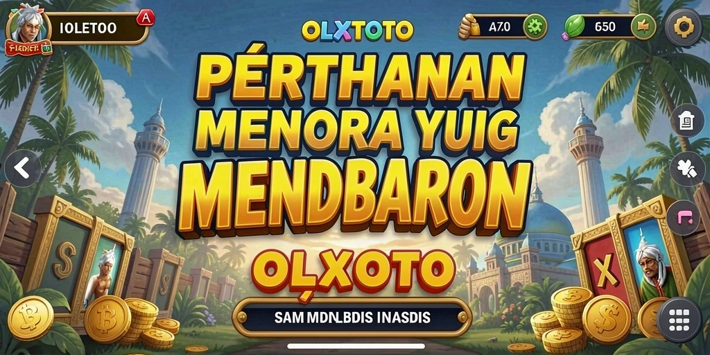 Tampilan menarik dari gameplay Tower Defense OLXTOTO dengan menara dan musuh yang beragam.