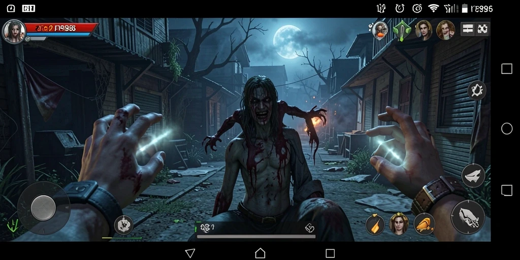Screenshot menunjukkan gameplay Horror yang mencekam dan menegangkan.