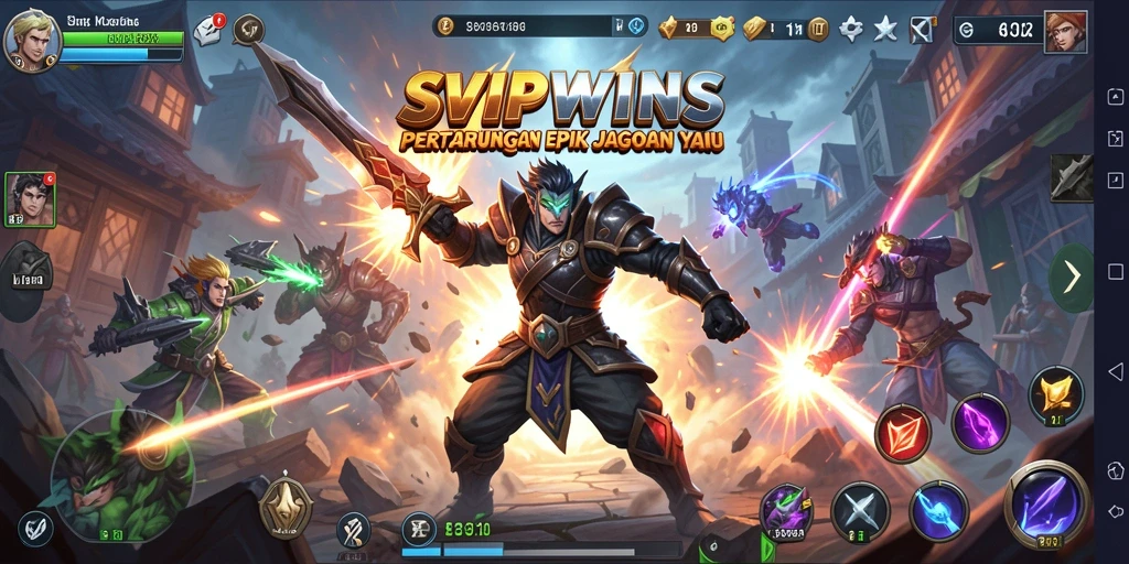 Tampilan aksi mendebarkan dalam pertarungan SVIPWINS.