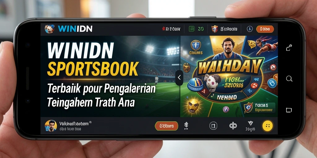 Tampilan antarmuka WINIDN saat bermain taruhan olahraga.