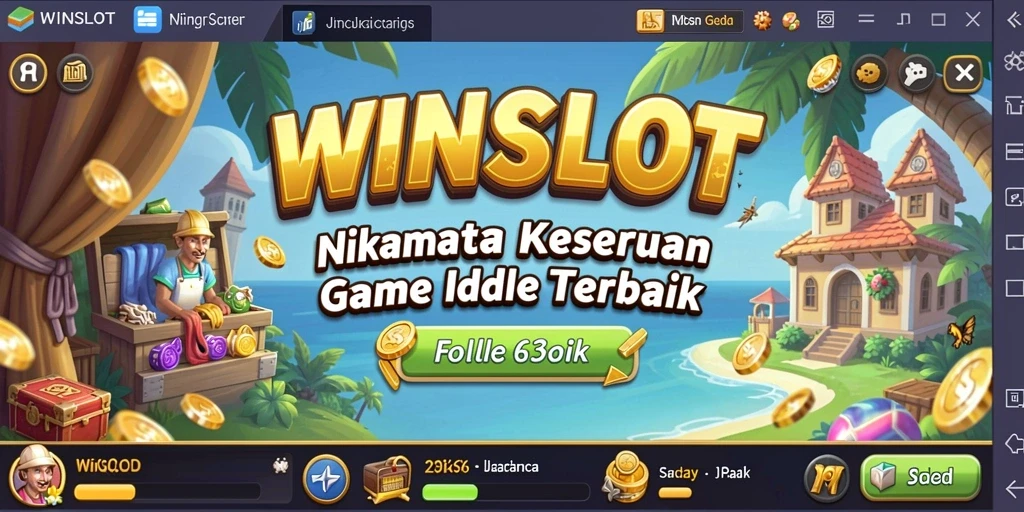 Tampilan kemeriahan permainan slot di WINSLOT.