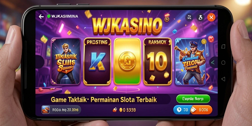 Gameplay menarik WJKASINO dengan fitur slot yang seru.